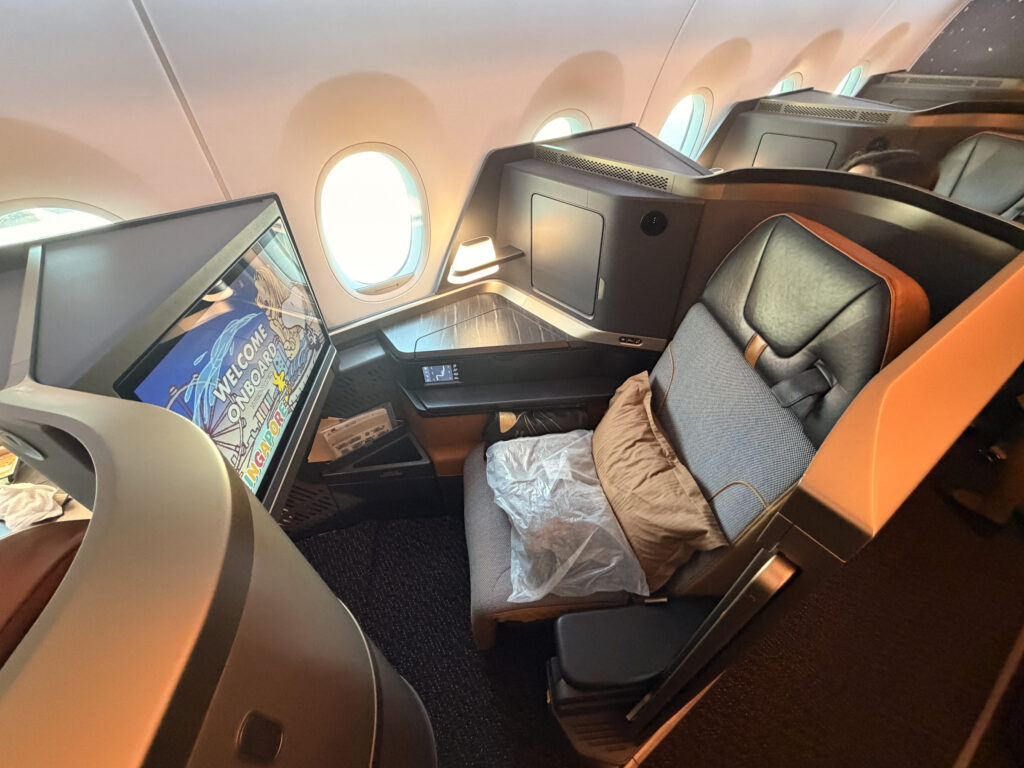 STARLUX A350 Business Class Seat 5K